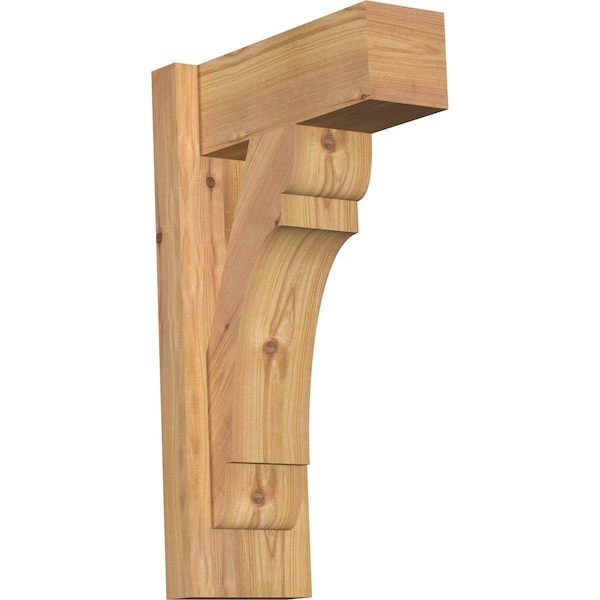 Ekena Millwork Olympic Block Smooth Outlooker, Western Red Cedar, 5 1/2"W x 12"D x 20"H OUT06X12X20OLY05SWR - main